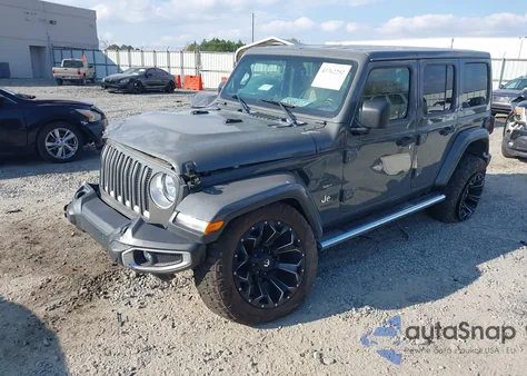 2020 Jeep Wrangler Unlimited Sahara 4X4 z USA, uszkodzony, nr VIN 1C4HJXEG3LW350853